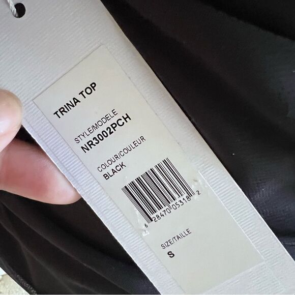 Ronny Kobo Trina Long Sleeve Blouse Black Small NWT MSRP $368 - Picture 6 of 8